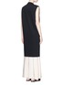 Back View - Click To Enlarge - LANVIN - Padded shoulder tailored oversized long vest