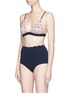 Figure View - Click To Enlarge - MARYSIA - 'Palm Springs' scalloped high waist bikini bottoms