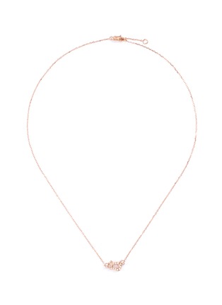 Main View - Click To Enlarge - FRED - 'Force 10' diamond 18k rose gold necklace