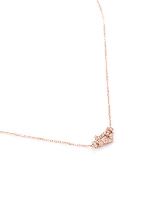 Figure View - Click To Enlarge - FRED - 'Force 10' diamond 18k rose gold necklace