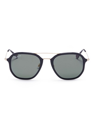 Main View - Click To Enlarge - RAY-BAN - 'RB4273' square mirror sunglasses
