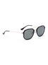 Figure View - Click To Enlarge - RAY-BAN - 'RB4273' square mirror sunglasses