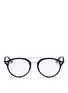 Main View - Click To Enlarge - RAY-BAN - 'RX5354F' round acetate optical glasses