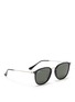Figure View - Click To Enlarge - RAY-BAN - 'RB2448NF' flat square acetate sunglasses