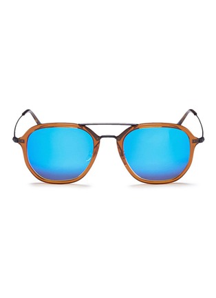 Main View - Click To Enlarge - RAY-BAN - RB4273' square mirror sunglasses