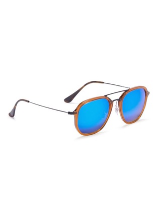 Figure View - Click To Enlarge - RAY-BAN - RB4273' square mirror sunglasses