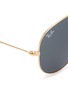 Detail View - Click To Enlarge - RAY-BAN - 'RB3558' metal aviator sunglasses