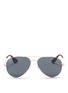 Main View - Click To Enlarge - RAY-BAN - 'RB3558' metal aviator sunglasses