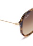 Detail View - Click To Enlarge - RAY-BAN - RB4273' tortoiseshell acetate square sunglasses