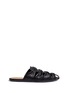 Main View - Click To Enlarge - THE ROW - 'Capri' knotted nappa leather slide sandals