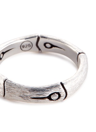 Detail View - Click To Enlarge - JOHN HARDY - Brushed silver bamboo ring