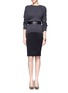 Figure View - Click To Enlarge - GIVENCHY - Single buttoned sleeve sweater