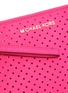 Detail View - Click To Enlarge - MICHAEL KORS - Jet Set perforated travel clutch