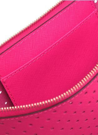Detail View - Click To Enlarge - MICHAEL KORS - Jet Set perforated travel clutch