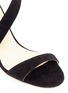 Detail View - Click To Enlarge - ALEXANDER WHITE - 'Demi' asymmetric strap suede sandals