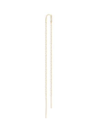 Main View - Click To Enlarge - OFÉE - Brindilles' diamond 18k yellow gold single chain earring