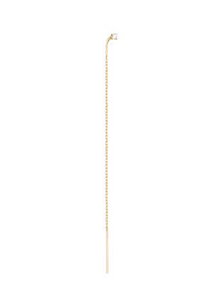 Main View - Click To Enlarge - OFÉE - Happy' diamond 18k yellow gold single chain drop earring