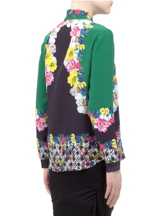 Back View - Click To Enlarge - ERDEM - Cecilia floral-print blouse