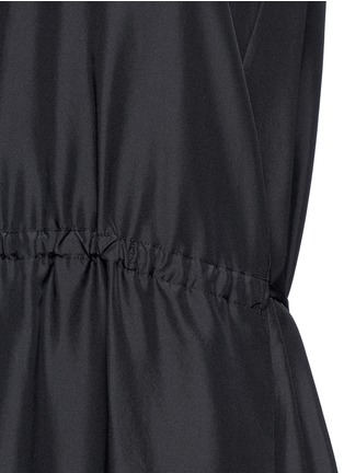 Detail View - Click To Enlarge - VINCE - Ruched silk sleeveless dress