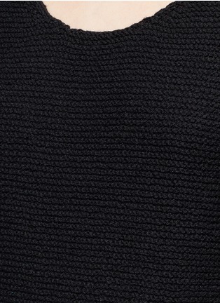 Detail View - Click To Enlarge - VINCE - Scoop neck cotton knit tank top