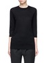 Main View - Click To Enlarge - VINCE - Elbow sleeve cashmere-linen sweater