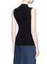 Back View - Click To Enlarge - VINCE - Mock neck rib knit tank top