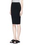 Front View - Click To Enlarge - VINCE - Stretch jersey pencil skirt