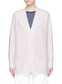 Main View - Click To Enlarge - VINCE - Wool-cashmere waffle knit boyfriend cardigan