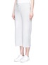 Front View - Click To Enlarge - VINCE - Drawstring waist cotton knit culottes