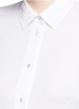 Detail View - Click To Enlarge - VINCE - Stretch silk shirt