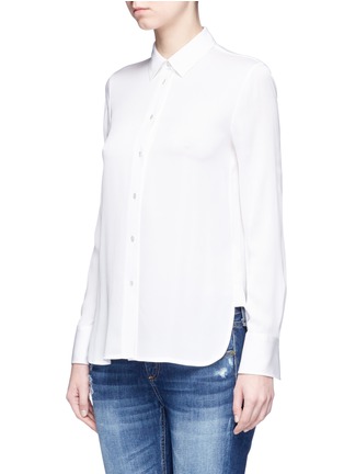 Front View - Click To Enlarge - VINCE - Stretch silk shirt