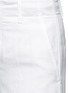 Detail View - Click To Enlarge - VINCE - High waist linen blend twill culottes
