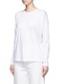 Front View - Click To Enlarge - VINCE - Pima cotton jersey long sleeve T-shirt