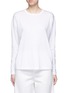 Main View - Click To Enlarge - VINCE - Pima cotton jersey long sleeve T-shirt