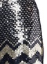 Detail View - Click To Enlarge - ALICE & OLIVIA - 'Elana' sequin chevron mini skirt