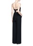Figure View - Click To Enlarge - VALENTINO GARAVANI - Open back Couture strapless silk jumpsuit