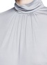 Detail View - Click To Enlarge - VALENTINO GARAVANI - Ruched silk jersey top