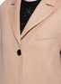 Detail View - Click To Enlarge - VALENTINO GARAVANI - Inverted back pleat wool-cashmere long coat
