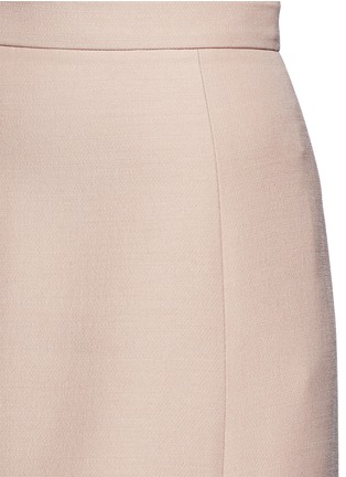 Detail View - Click To Enlarge - VALENTINO GARAVANI - Wool-silk Crepe Couture skirt