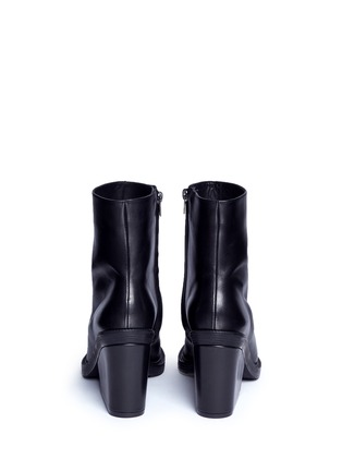 Back View - Click To Enlarge - CLERGERIE - 'Babe' calfskin leather short boots
