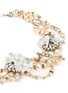 Detail View - Click To Enlarge - ERICKSON BEAMON - 'Winter Wonderland' Swarovski crystal glass pearl floral statement necklace