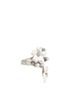 Figure View - Click To Enlarge - ERICKSON BEAMON - 'Winter Wonderland' Swarovski crystal pearl floral ring