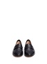 Front View - Click To Enlarge - MANSUR GAVRIEL - Calfskin leather loafers