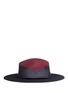 Figure View - Click To Enlarge - SENSI STUDIO - 'Casanova' layered grosgrain bow wool felt hat