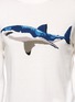 Detail View - Click To Enlarge - MONCLER - Shark intarsia cotton sweater