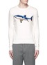 Main View - Click To Enlarge - MONCLER - Shark intarsia cotton sweater
