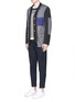 Figure View - Click To Enlarge - MONCLER - Cotton French terry jogging pants