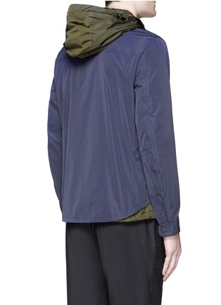 Back View - Click To Enlarge - MONCLER - 'Karim' double layer jacket