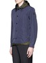 Front View - Click To Enlarge - MONCLER - 'Karim' double layer jacket