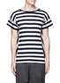 Main View - Click To Enlarge - MONCLER - Twist marine stripe T-shirt